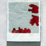 Paint Polaroid Series: Red Gray